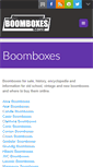 Mobile Screenshot of boomboxes.com